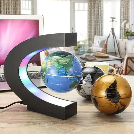 Globe flottant magnétique à lévitation LED